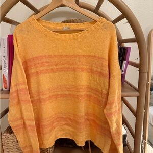 Margaret O'Leary Sunburst Striped Sweater